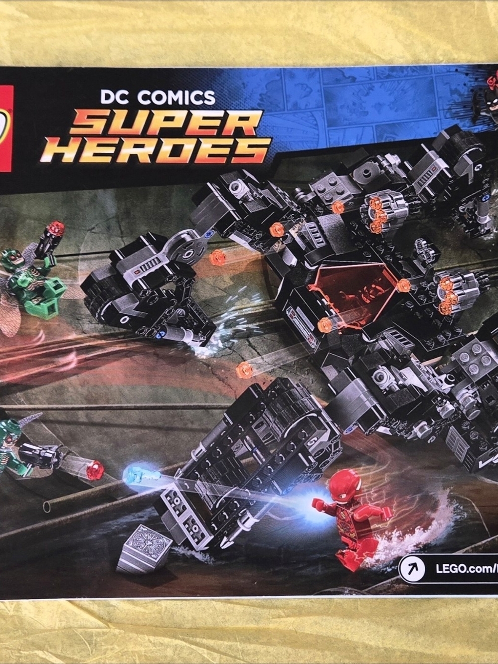 LEGO DC SUPER HEROES 76086 KNIGHTCRAWLER TUNNEL ATTACK INSTRUCTION MANUAL ONLY